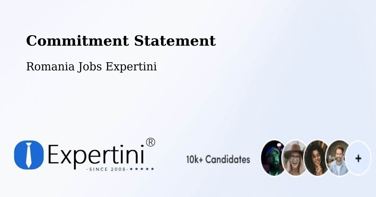 Corporate Commitment – Oraş Târgu Frumos - Romania Jobs Expertini